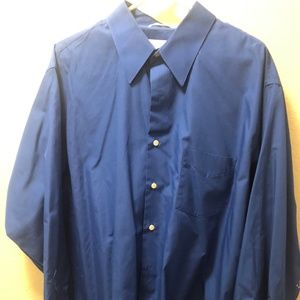 Van Heusen Royal Blue Dress Shirt - 18